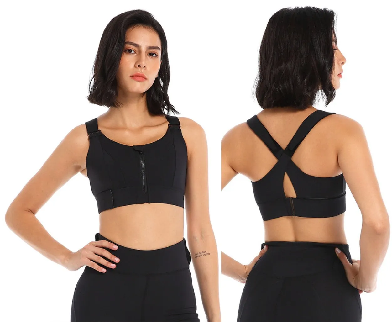 Adjustable High Support Gym Bra