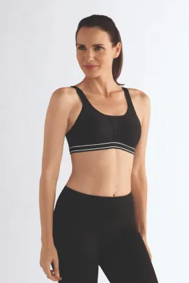 Amoena Performance Sports Bra, Black (0658)