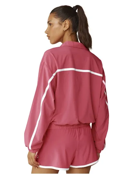 Beyond Yoga Retro Jacket in Pink