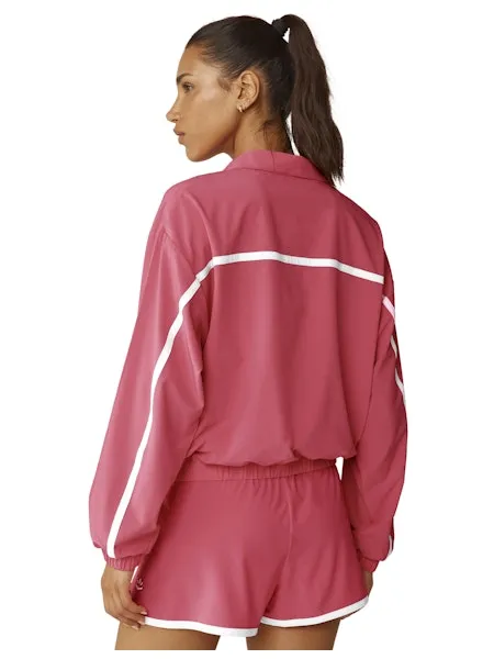 Beyond Yoga Retro Jacket in Pink