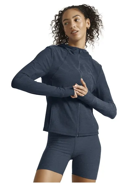 Beyond Yoga Spacedye Hoodie in Navy