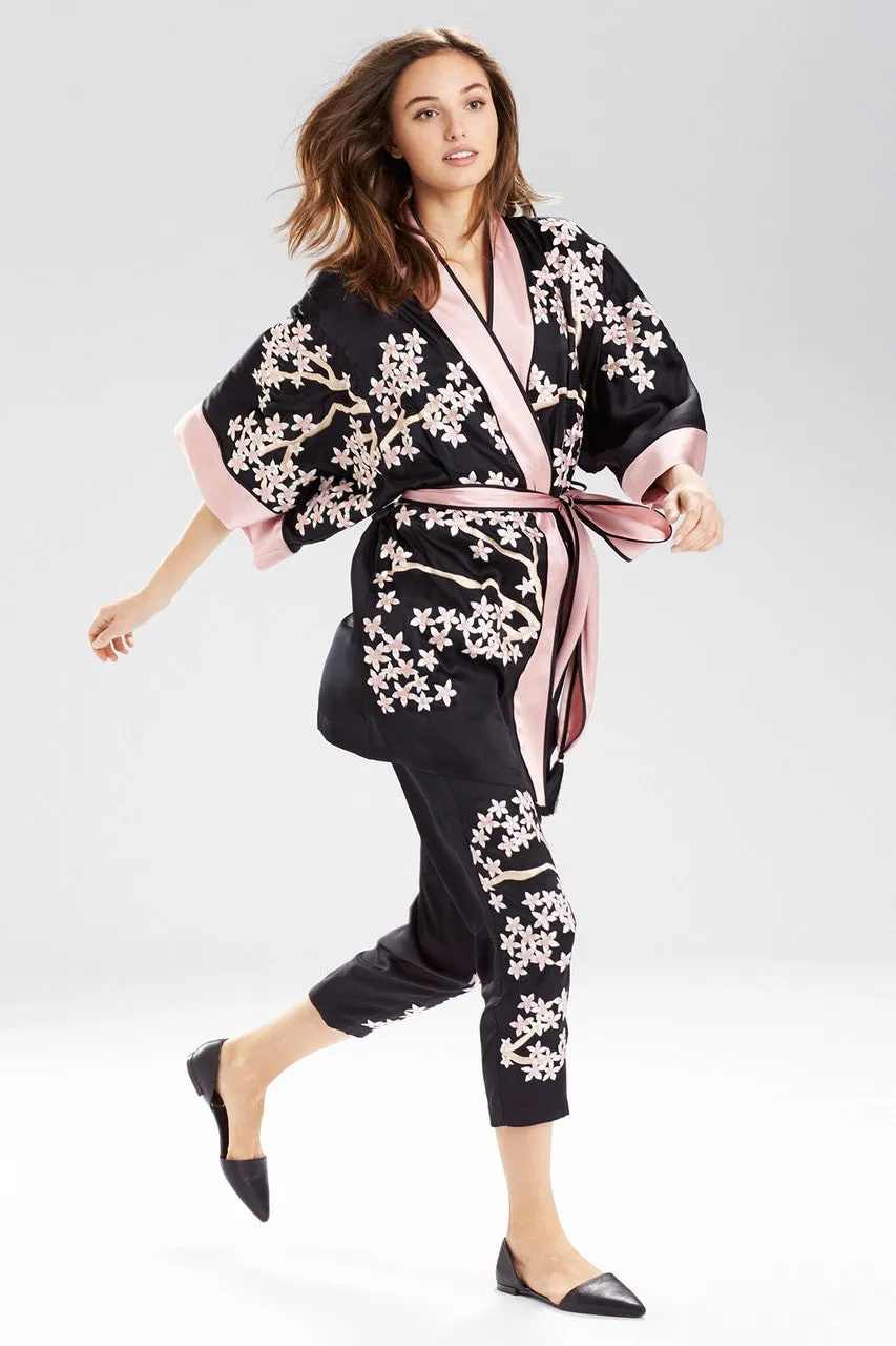 Black Petals Pants