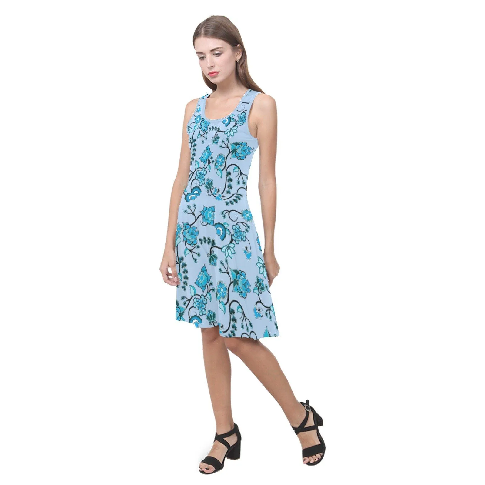 Blue Floral Amour Atalanta Sundress