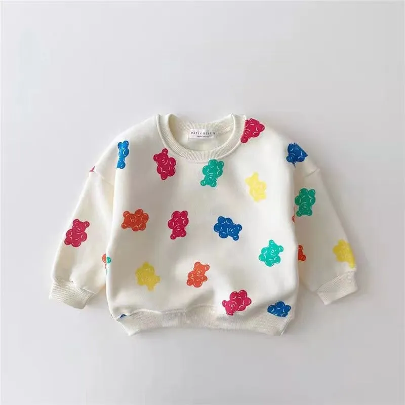 Candy Bear Fleece Sweatshirt & Jogger Set