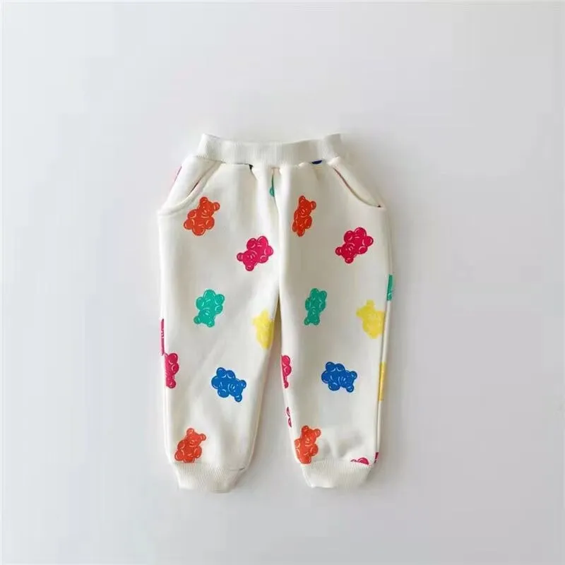 Candy Bear Fleece Sweatshirt & Jogger Set