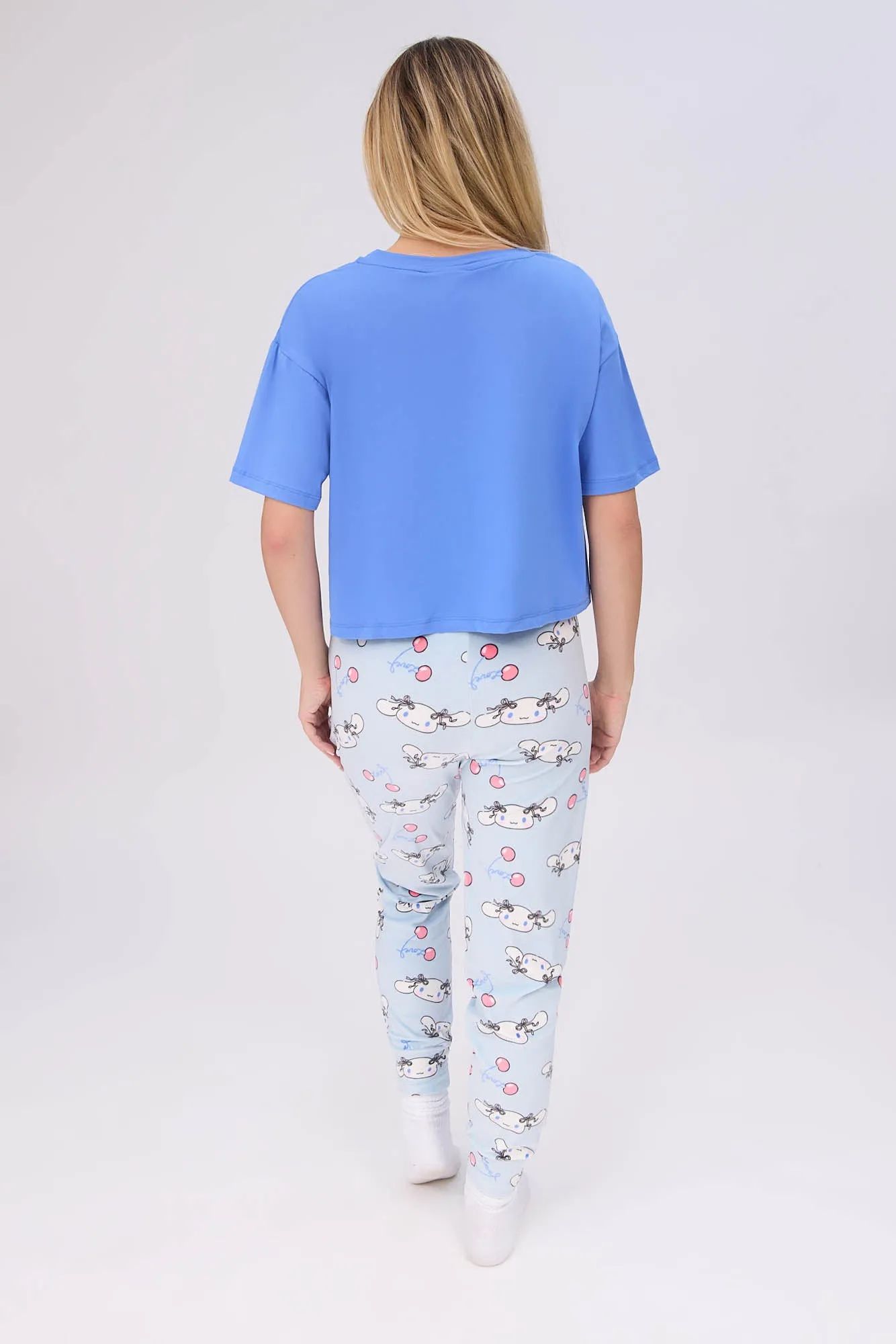 Cinnamoroll Super Soft Pajama Tee And Velour Pajama Jogger 2-Piece Set