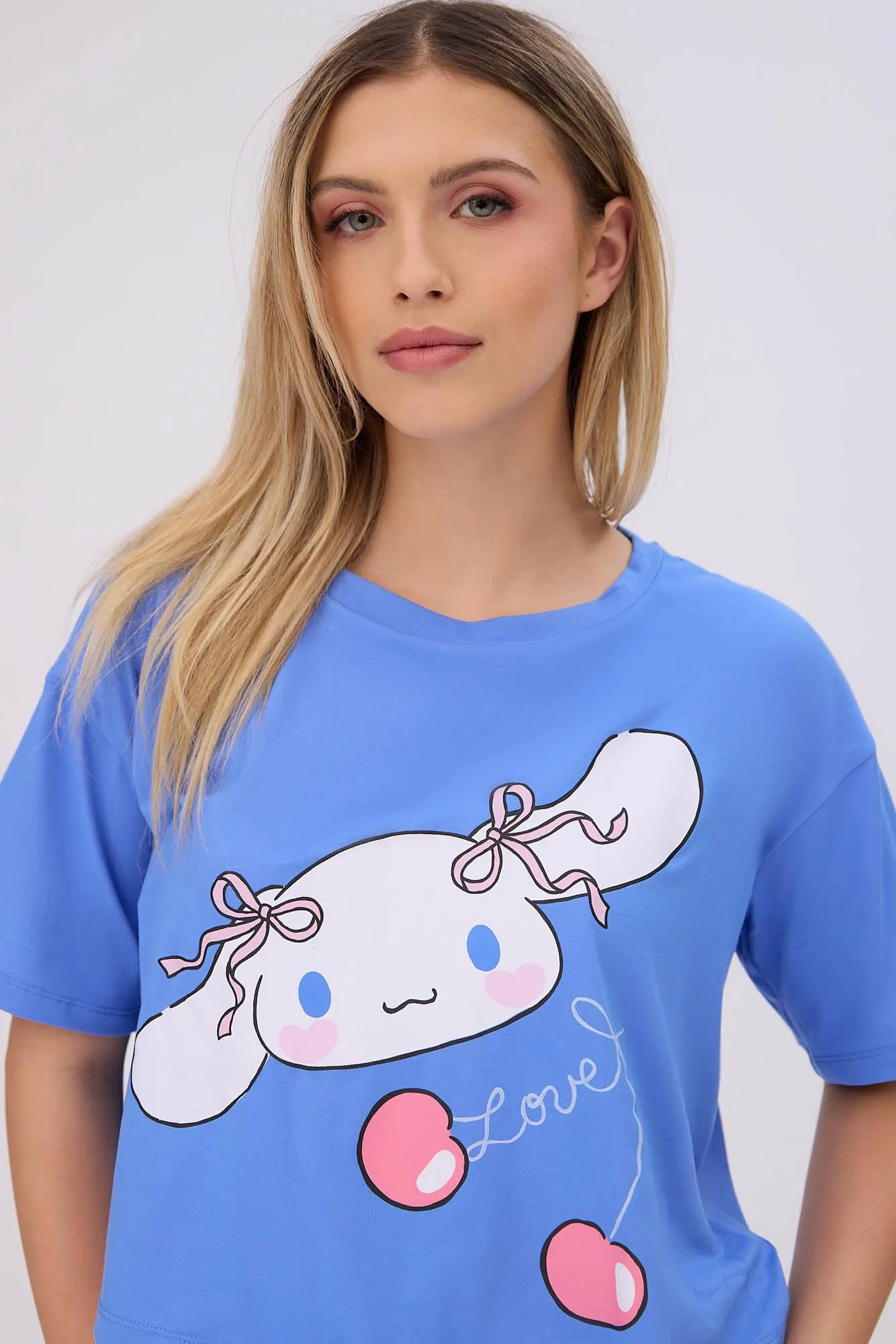 Cinnamoroll Super Soft Pajama Tee And Velour Pajama Jogger 2-Piece Set