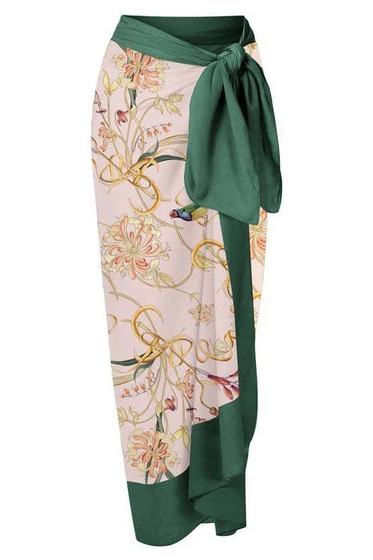Cover up wrap skirt