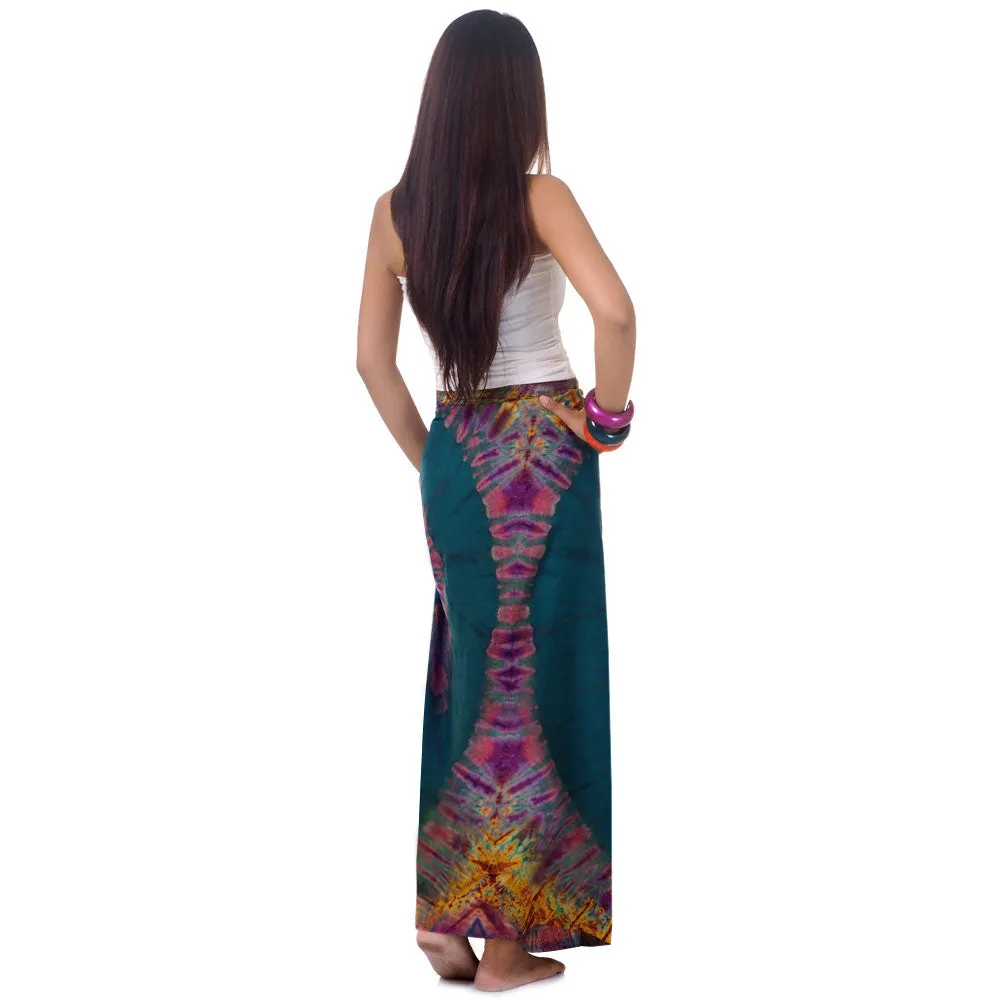 Green Escape Tie Dye Thai Sarong Pareo Samui