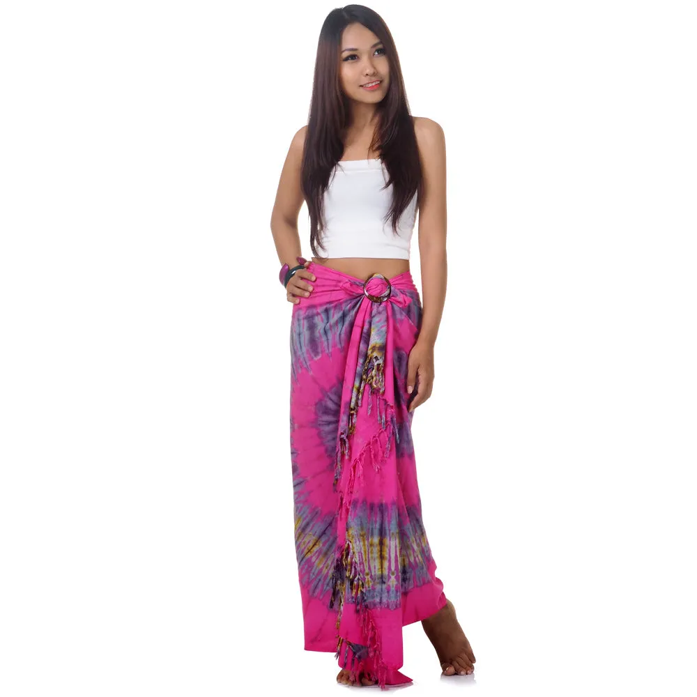 Green Escape Tie Dye Thai Sarong Pareo Samui