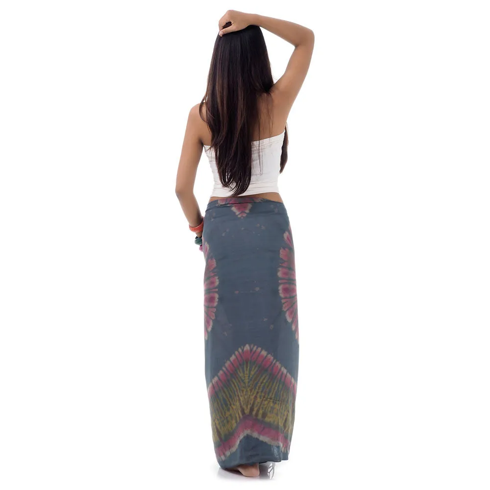 Green Escape Tie Dye Thai Sarong Pareo Samui