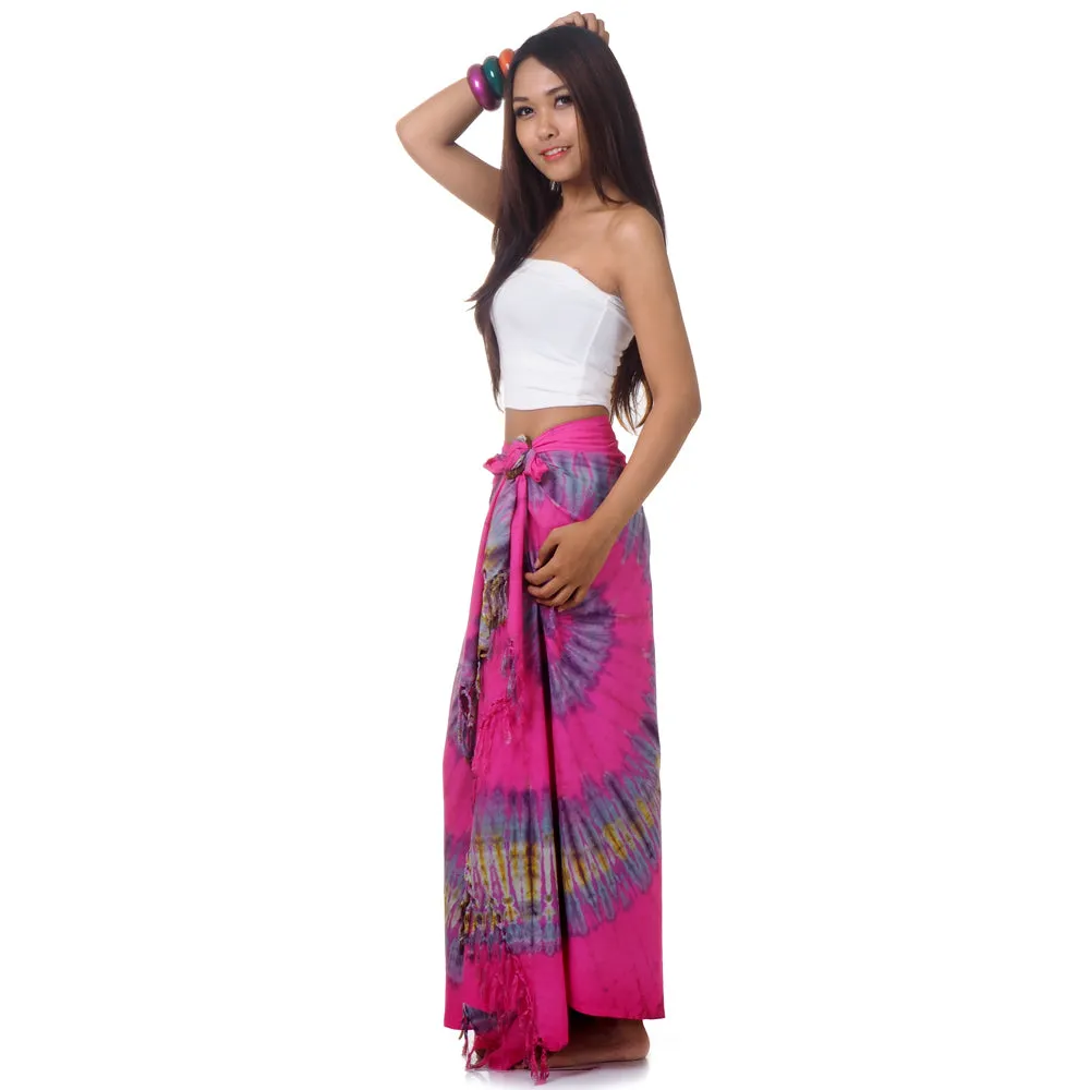 Green Escape Tie Dye Thai Sarong Pareo Samui