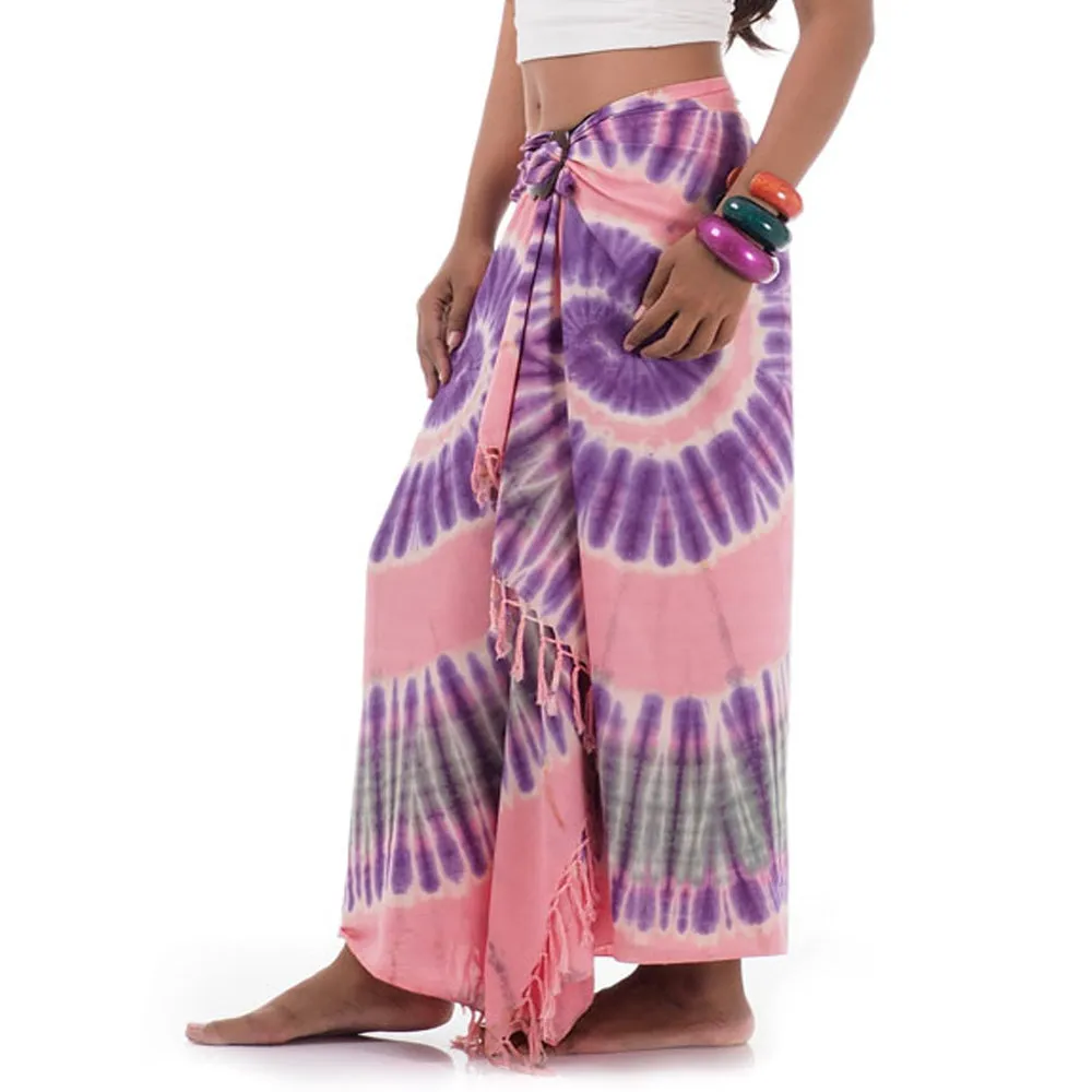Green Escape Tie Dye Thai Sarong Pareo Samui