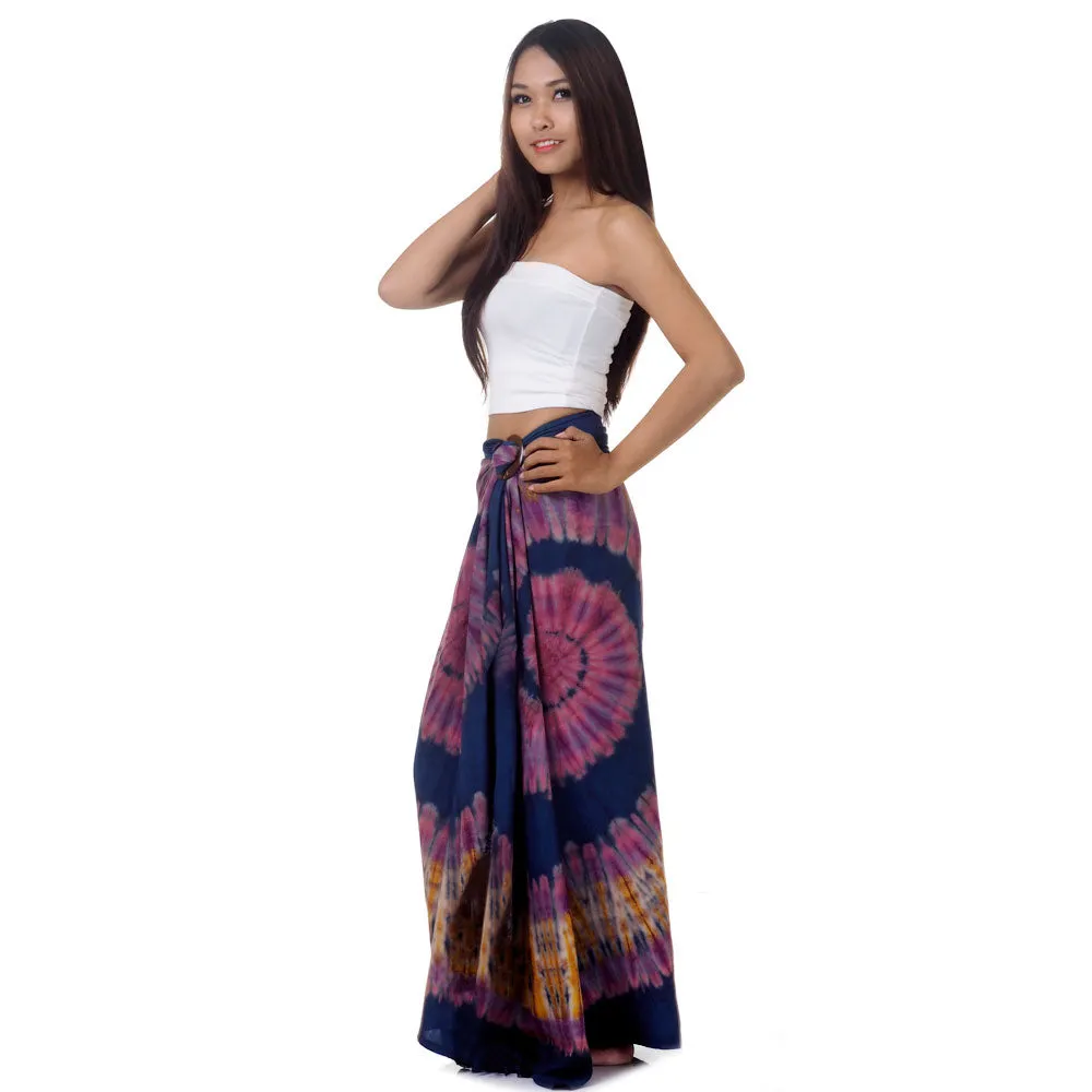 Green Escape Tie Dye Thai Sarong Pareo Samui