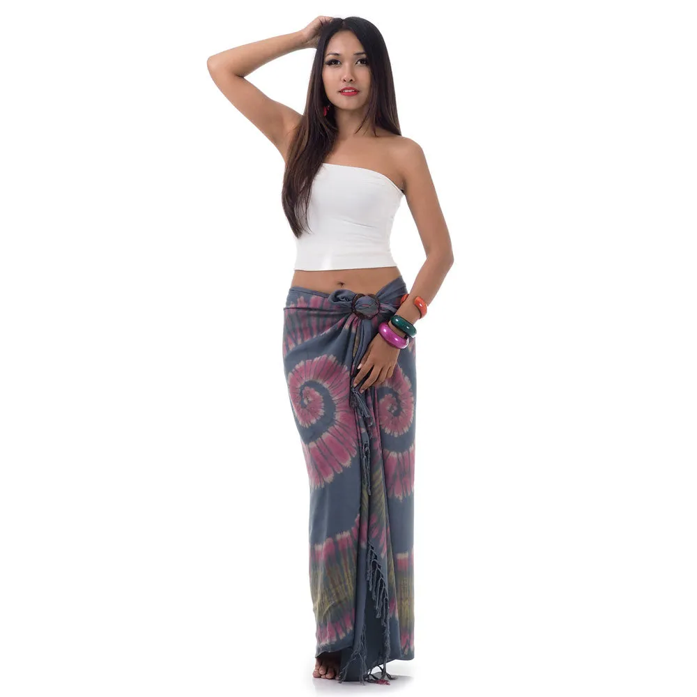 Green Escape Tie Dye Thai Sarong Pareo Samui