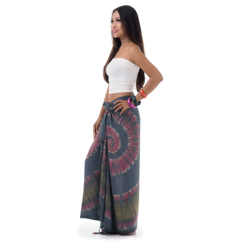 Green Escape Tie Dye Thai Sarong Pareo Samui