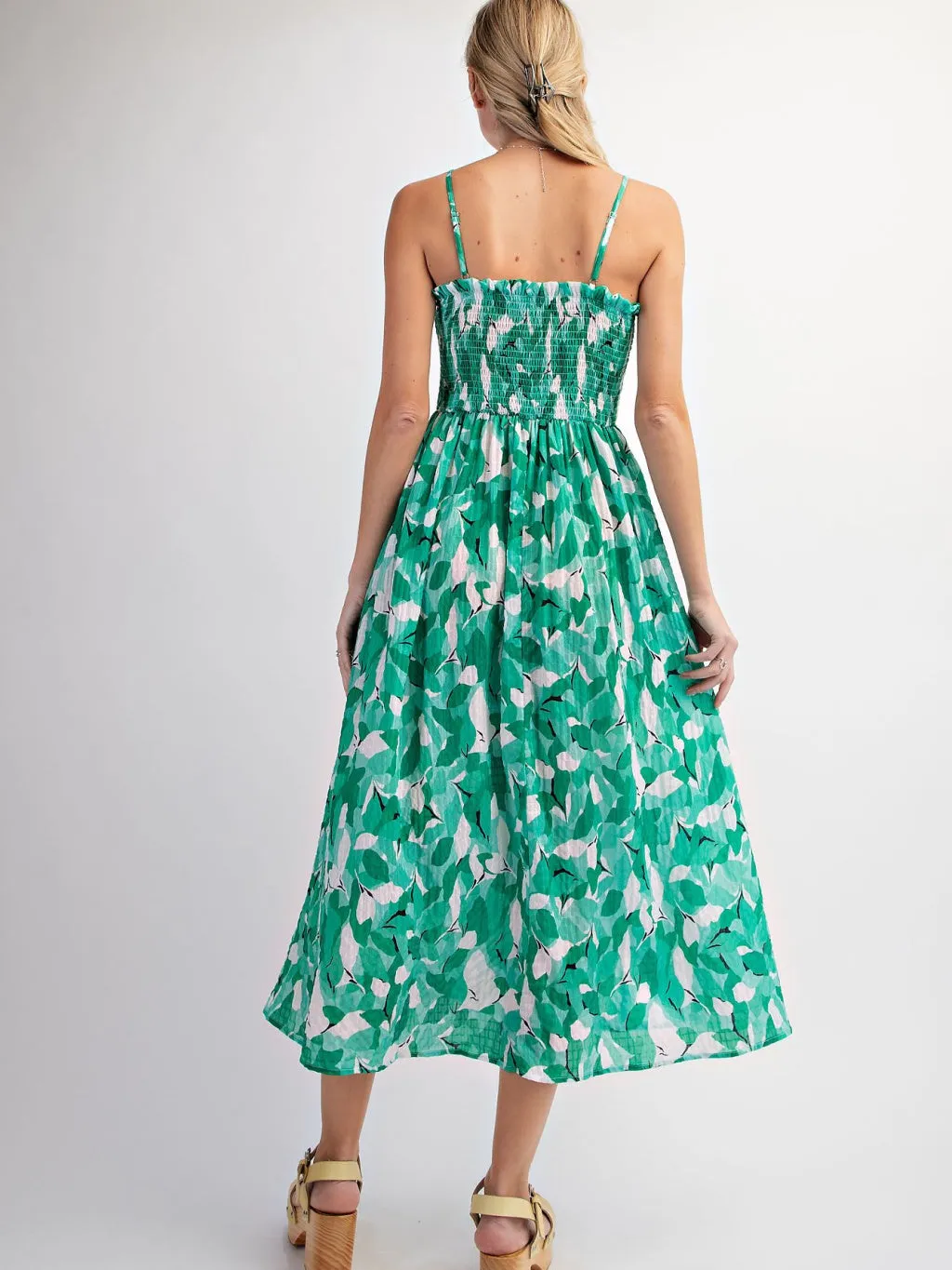 Green Floral Sundress