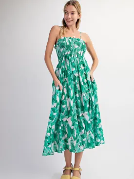 Green Floral Sundress