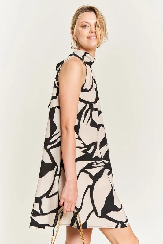 Halter neck short sundress