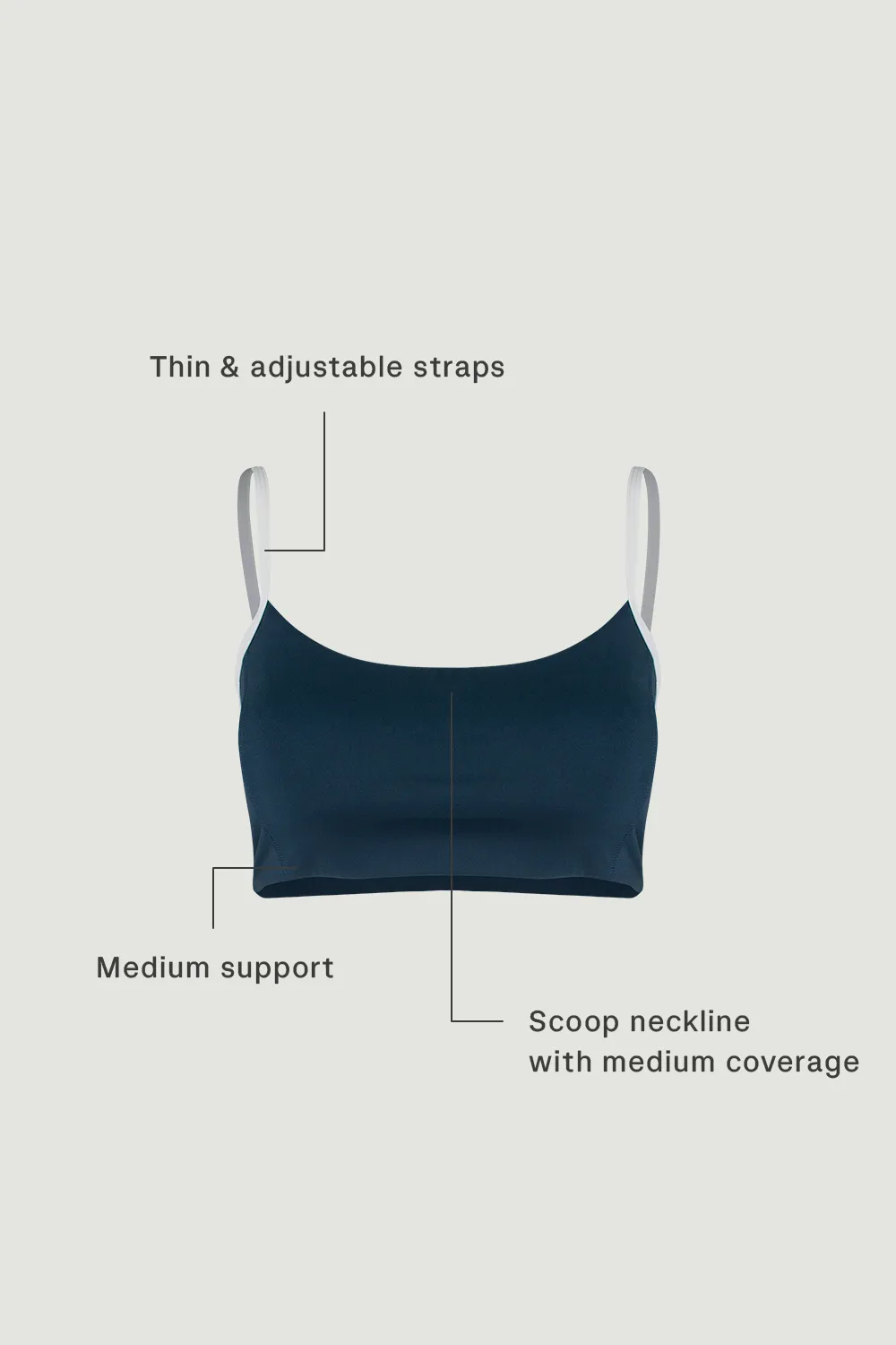 Here And Now Bra 2.0 in Pine