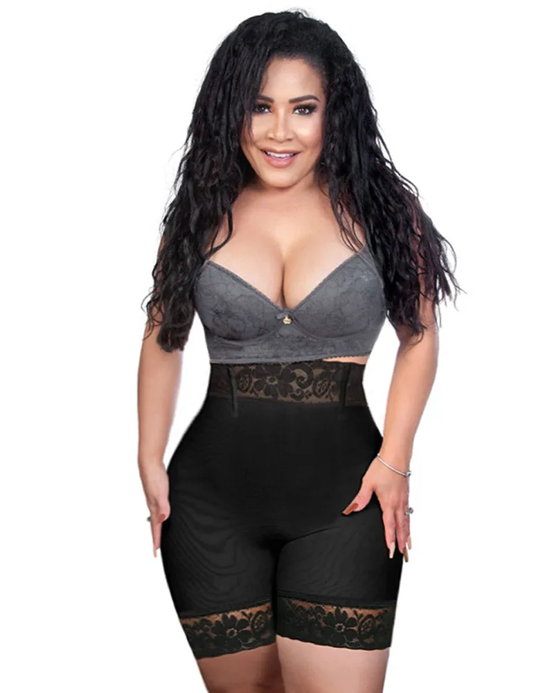 High Waisted Double Compression Tummy Control Shorts