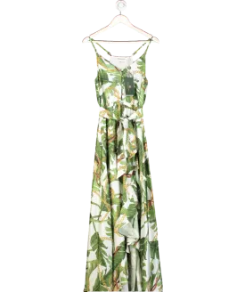 Holland Cooper Green Gabriella Maxi Dress UK 6