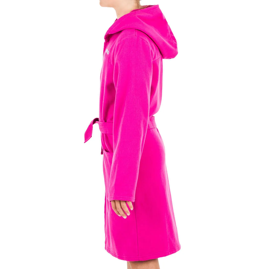 KIDS’ ORGANIC COTTON POOL BATHROBE -NAVY BLUE