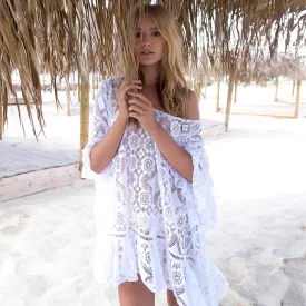 Lace Backless Beach Blouse #Lace #Backless