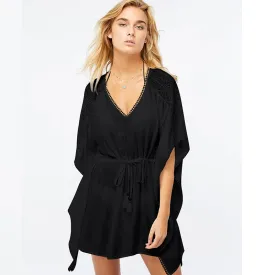 Lace Kaftan Beachwear #Lace #Black #Kaftan