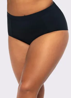 LaSculpte Women's Chlorine Resistant Bikini Bottom - Black