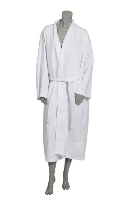 Modern Waffle Weave Hotel Bathrobe