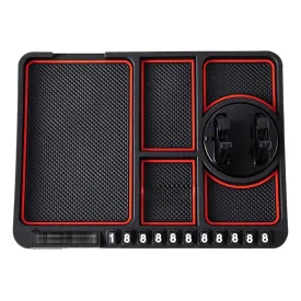 Multifunctional Car Anti-Slip Mat Auto Phone Holder Non Slip Sticky Anti Slide Dash GPS Mount PU Dashboard Car Pad Storage Mat S2052771