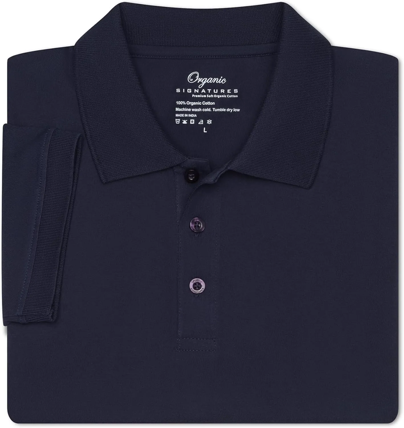 Short Sleeve Polo 100% Organic Cotton