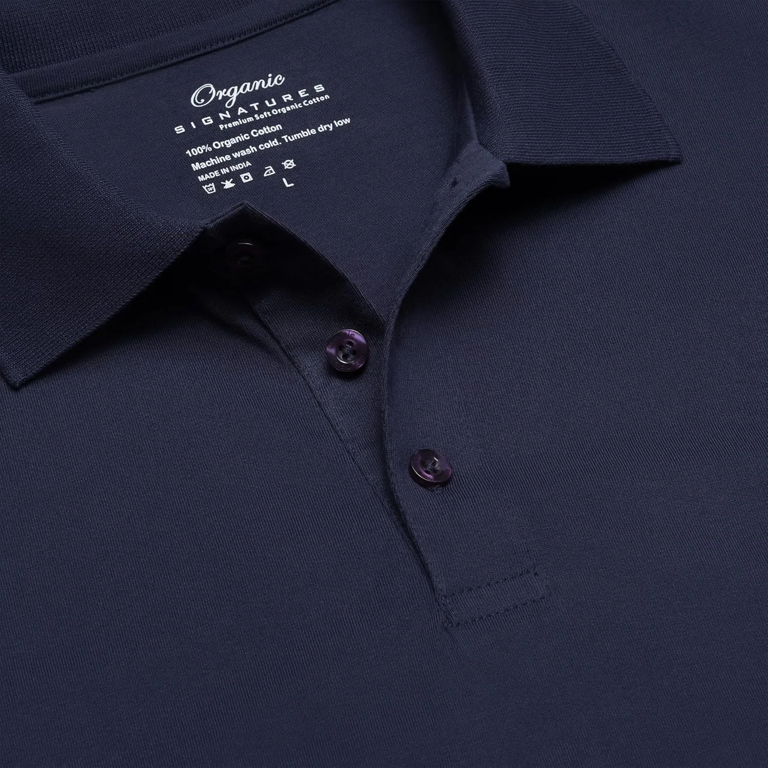 Short Sleeve Polo 100% Organic Cotton