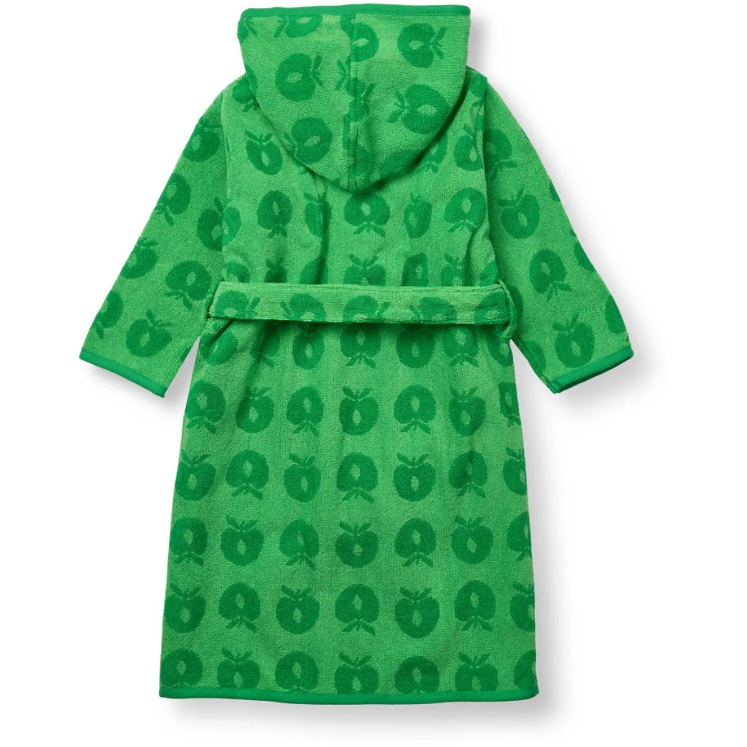 Småfolk Apple Green Bathrobe With Apples