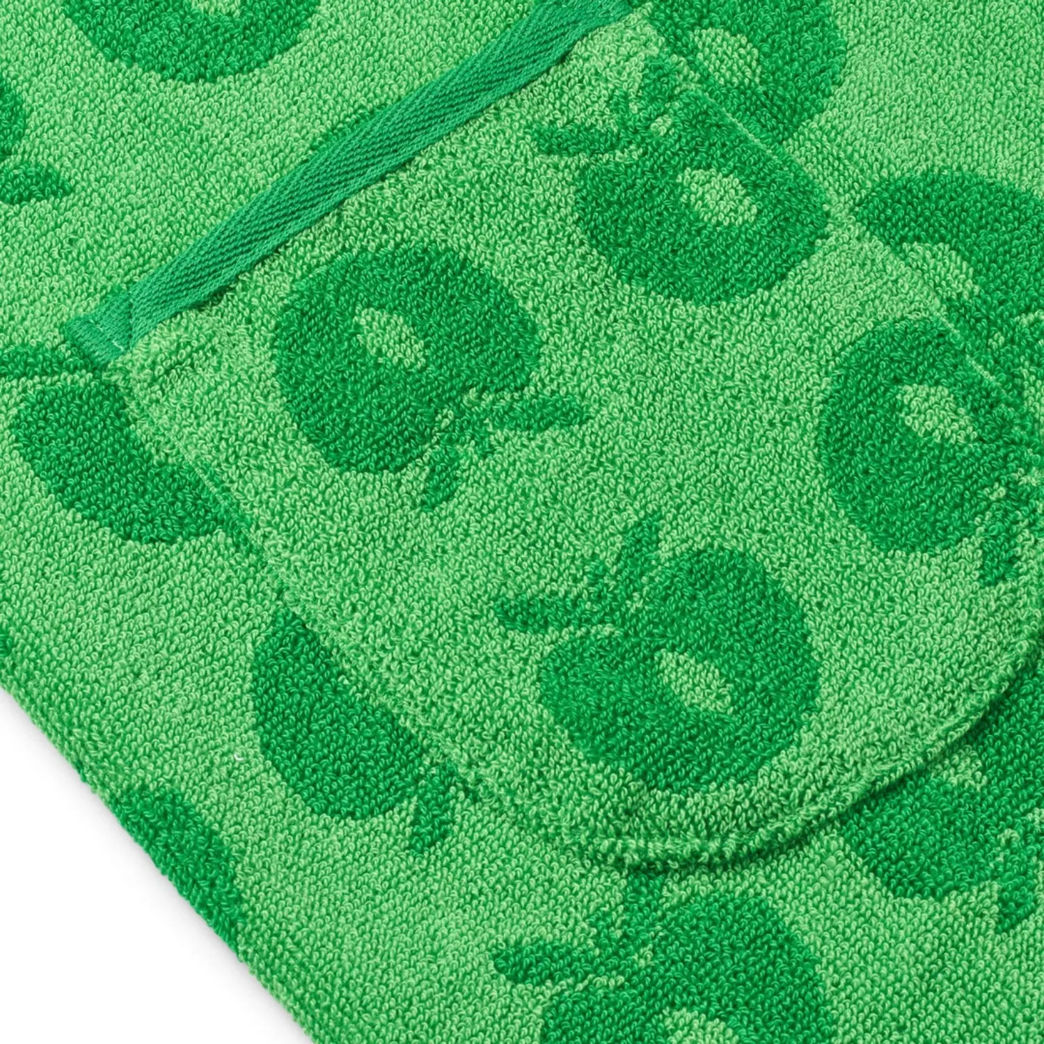 Småfolk Apple Green Bathrobe With Apples