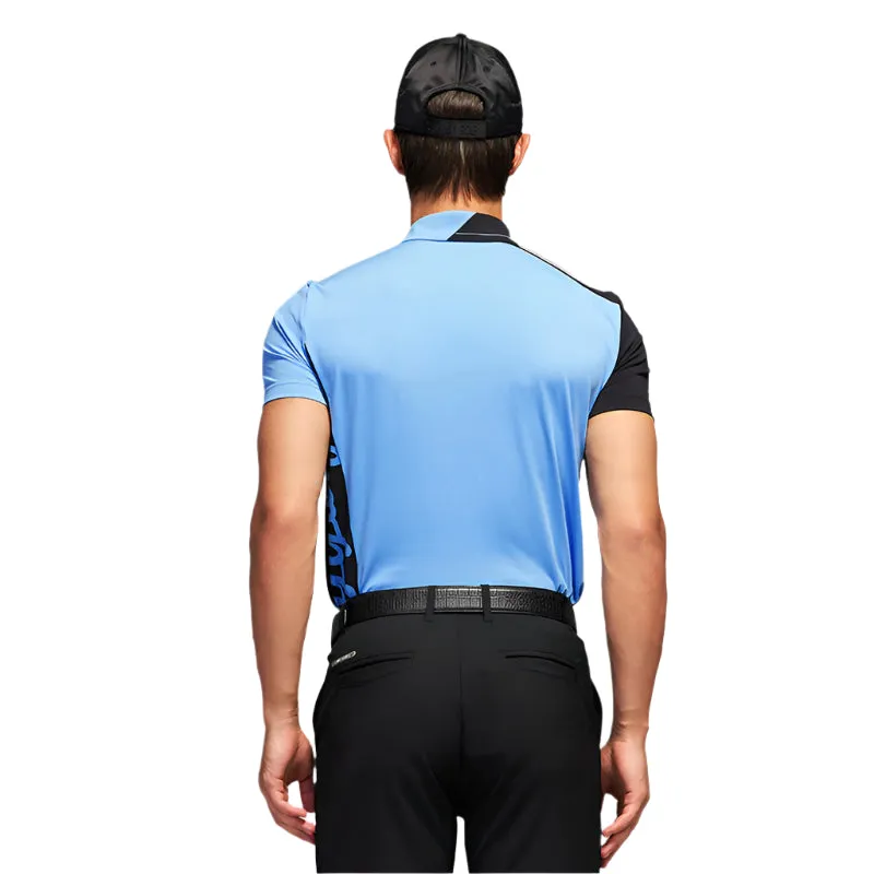 SVG Men's Colorblock Short-sleeved Polo Shirt
