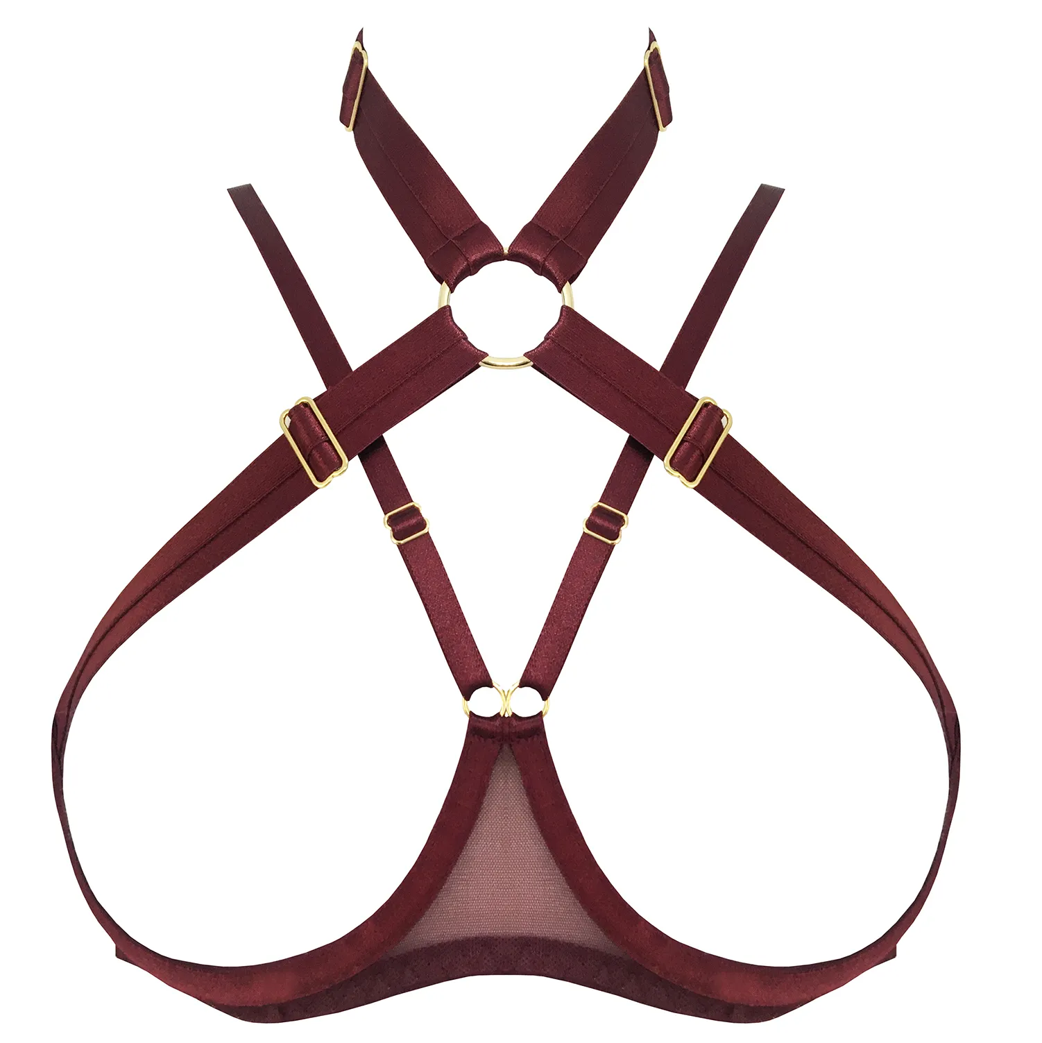 Syra ouvert wire bra - morello
