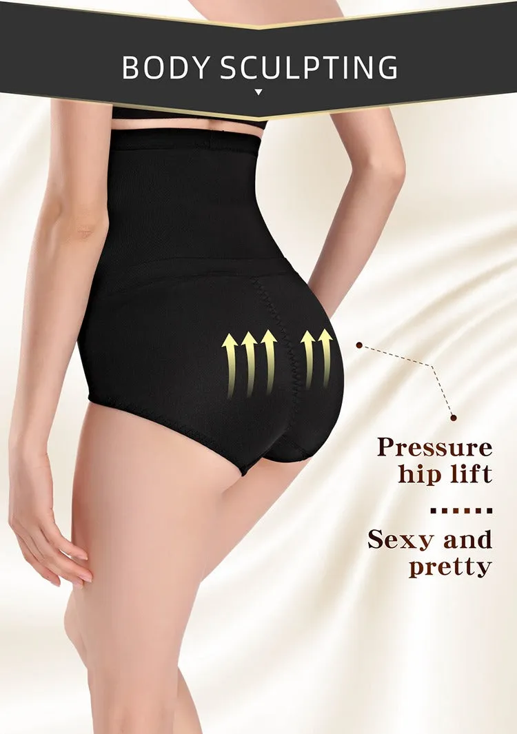 Women Butt Lifter Shapewear Hi-Waist Double Tummy Control Panty Waist Trainer Body Shaper
