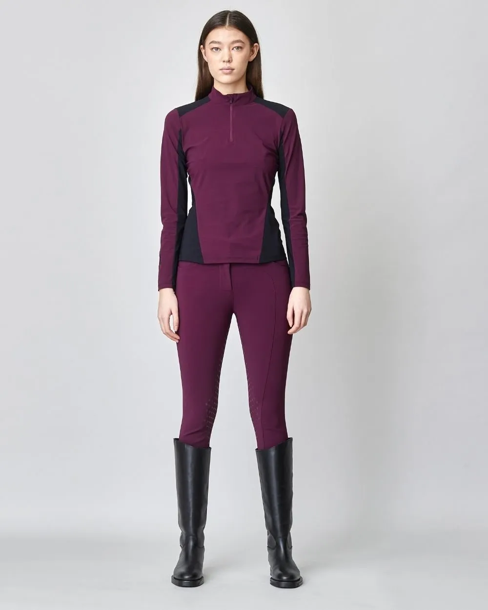 Yagya Performance Sun Shirt Burgundy