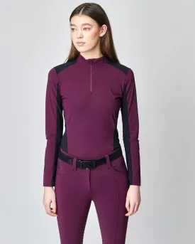 Yagya Performance Sun Shirt Burgundy